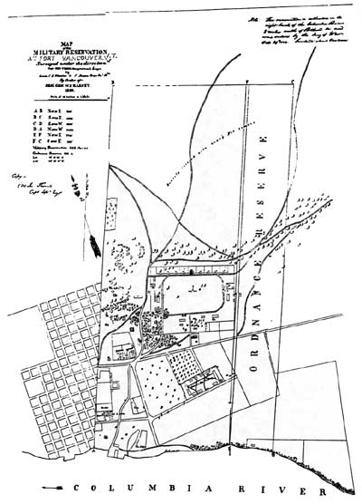 map of Fort Vancouver
