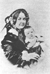 Elizabeth Cady Stanton and child