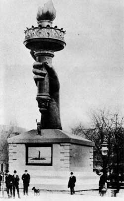 right arm on exhibition