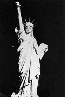 early model of the statue