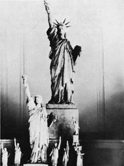 early models of the statue