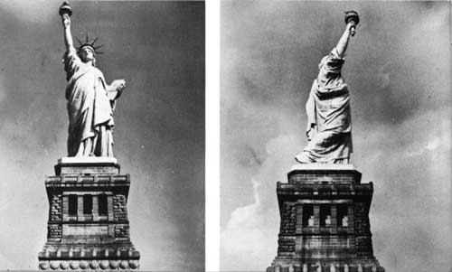 views of the Statue of Liberty