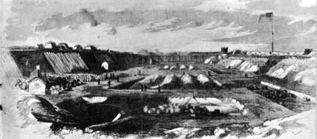 preparing Fort Pulaski for battle