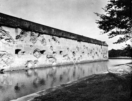 damaged wall