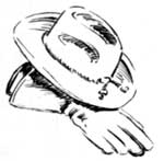 hat and gloves