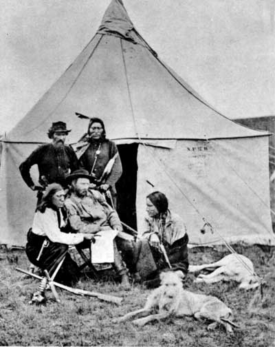 Custer and his scouts