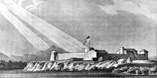 painting of Fort Laramie