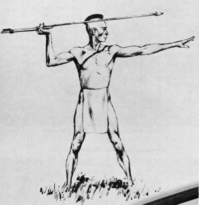 hunter with atlatl