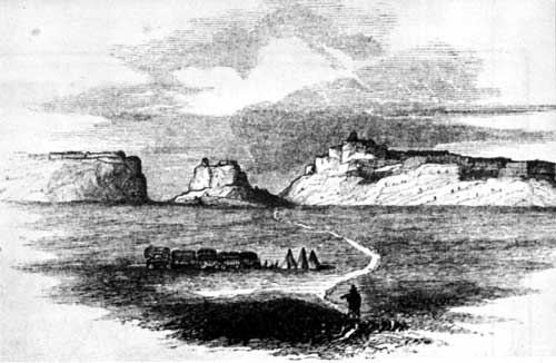sketch of Scott's Bluffs