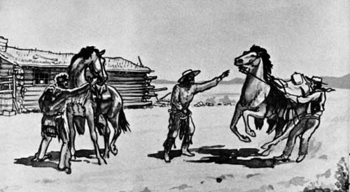 Pony Express rider