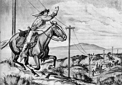 Pony Express rider