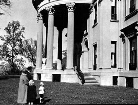 west portico