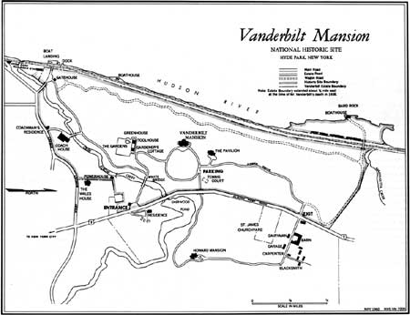 map of Vanderbilt NHS