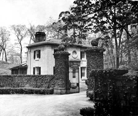 River gatehouse