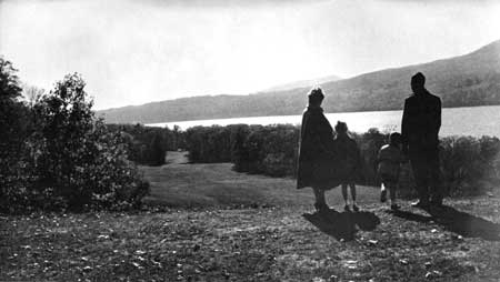 view of Hudson from west lawn