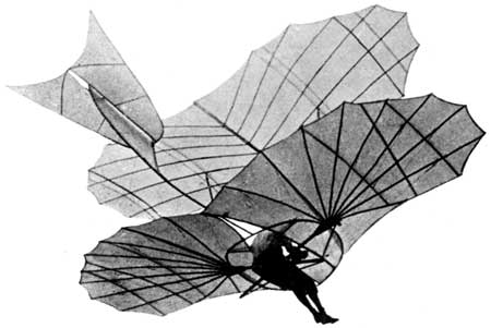 Lilienthal's two-surface glider