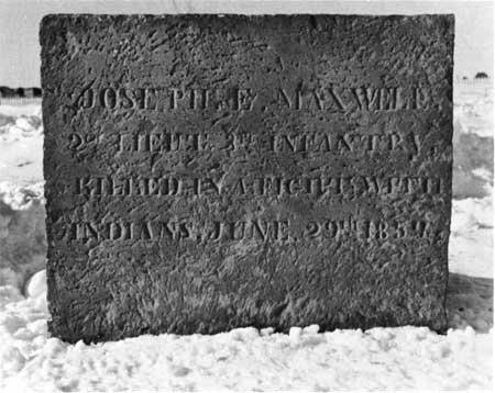 Maxwell grave headstone