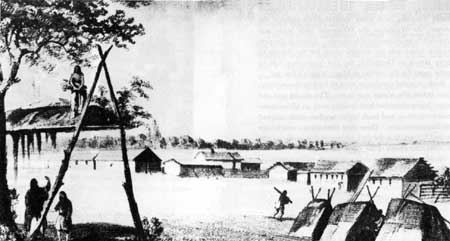 painting of Tshimakain mission