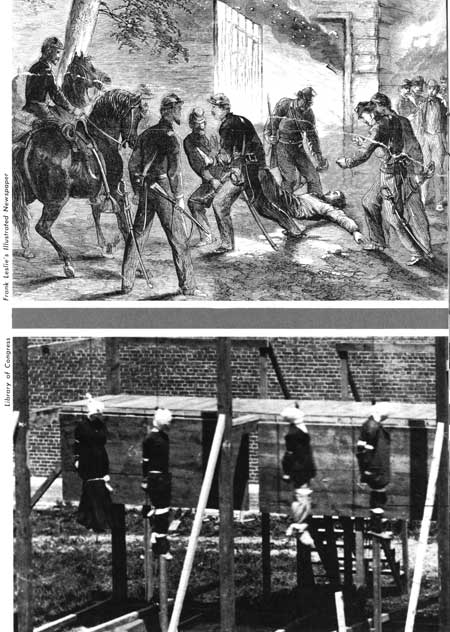 capture of Booth, hanging of conspirators
