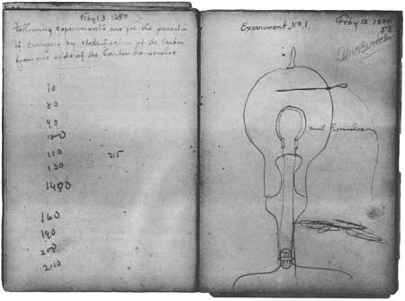 sketch of lamp