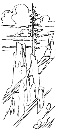 sketch of the Pinnacles