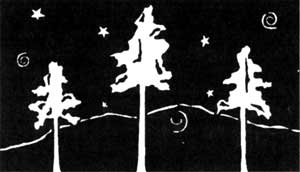 sketch of trees