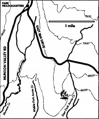 map of fire location