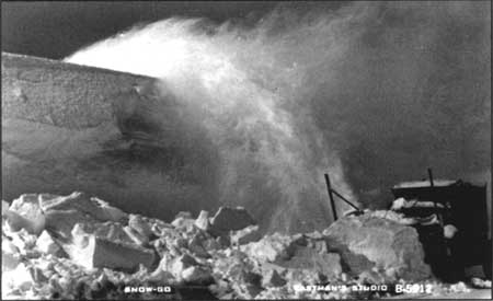 rotary snow plow