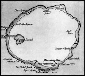 map of Crater Lake