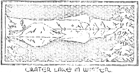Crater Lake in Winter