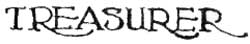 TREASURER