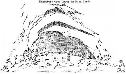 Miniature Cave Group in Mesa Verde Museum