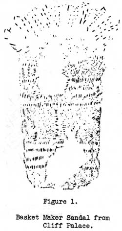 Figure 1. Basket Maker Sandal from Cliff Palace