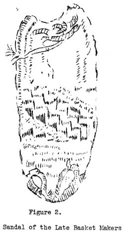 Figure 2. Sandal of the Late Basket Makers