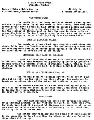 cover to Nature Notes