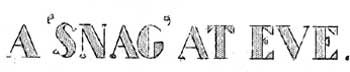 A 'Snag' At Eve