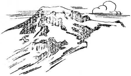 sketch of Mount Rainier