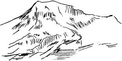 sketch of Mount Rainier