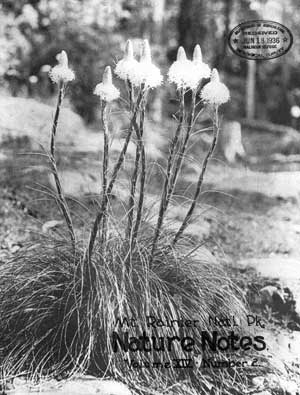 cover to Nature Notes
