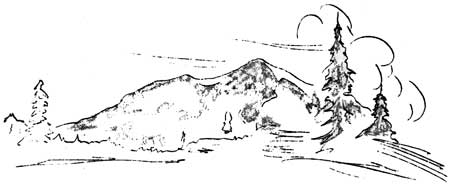 sketch of Mount Rainier