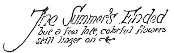 The Summers Ended