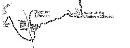 sketch of Wonderland Trail