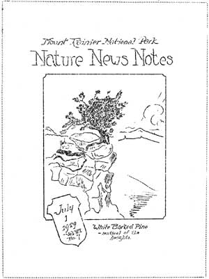cover to Nature Notes