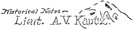 Historical Notes: Lieut. A.V. Kautz