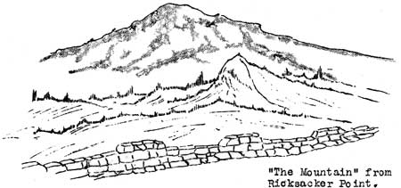 'The Mountain' from Ricksacker Point