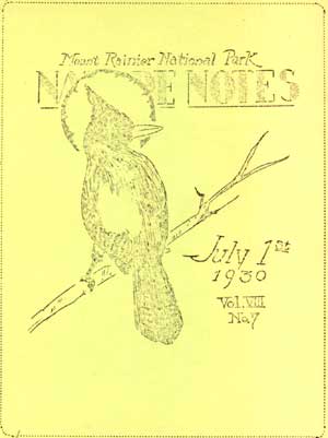 cover to Nature Notes