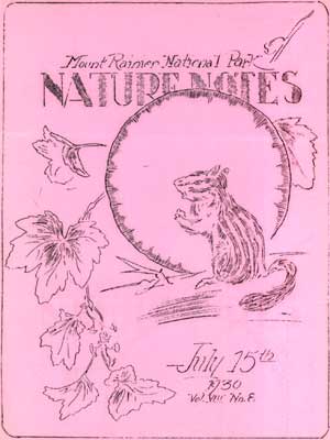 cover to Nature Notes