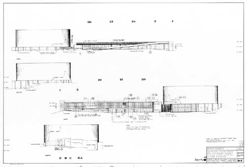 preliminary
drawing of visitor center
