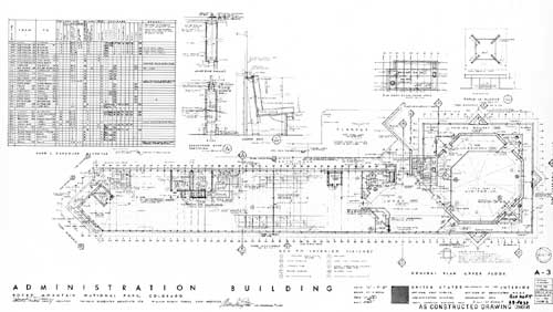 upper floor
plans of the Headquarters