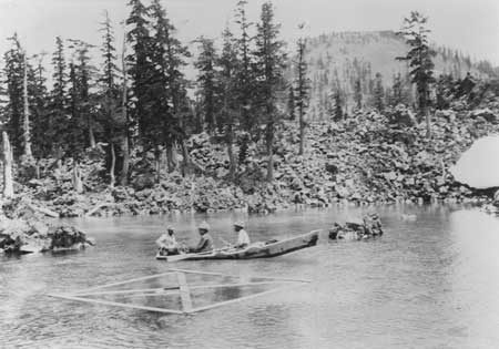 men in boat
